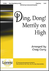 Ding, Dong! Merrily on High SATB choral sheet music cover